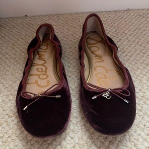Sam Edelman Dark Purple Flats